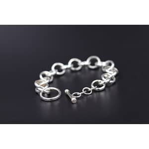 Handmade silver bracelet B109 Aquarius Seven design 925 Silver