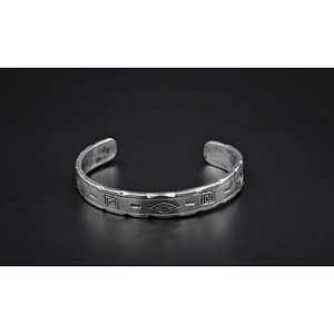Handmade silver bracelet B71 Aquarius Seven design 925 Silver