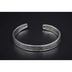 Handmade Silver Bracelet B95 – Stunning Craftsmanship 6 Handmade silver bracelet B85 Aquarius Seven design 925 Silver