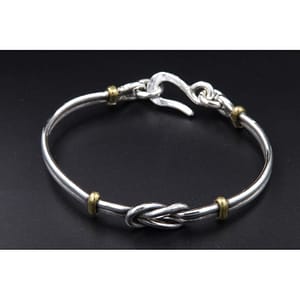 Handmade Silver Bracelet B99 – Premium Quality 5 Handmade silver bracelet B92 Aquarius Seven design 925 Silver