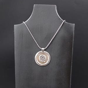 Handmade Silver Necklace M26 - Perfect Elegance 5 Handmade silver necklace M16 Aquarius Seven design 925 Silver