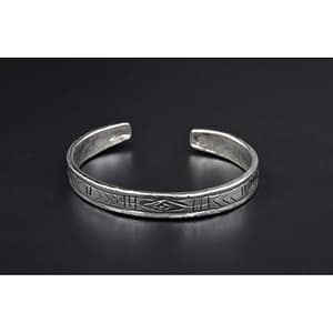 Handmade silver bracelet B35 Aquarius Seven design 925 Silver
