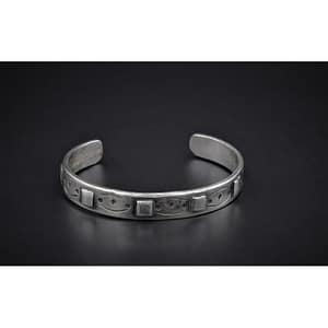 Handmade silver bracelet B36 Aquarius Seven design 925 Silver