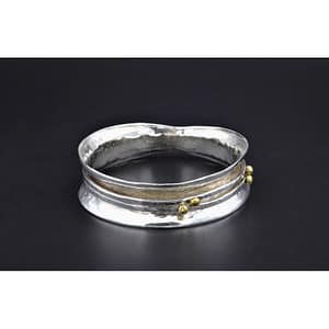 Handmade silver bracelet B40 Aquarius Seven design 925 Silver