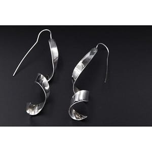 Handmade silver earrings S03 Aquarius Seven design 925 Silver