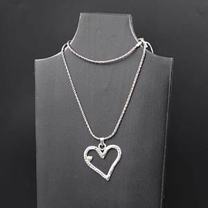Handmade silver necklace M25 Aquarius Seven design 925 Silver