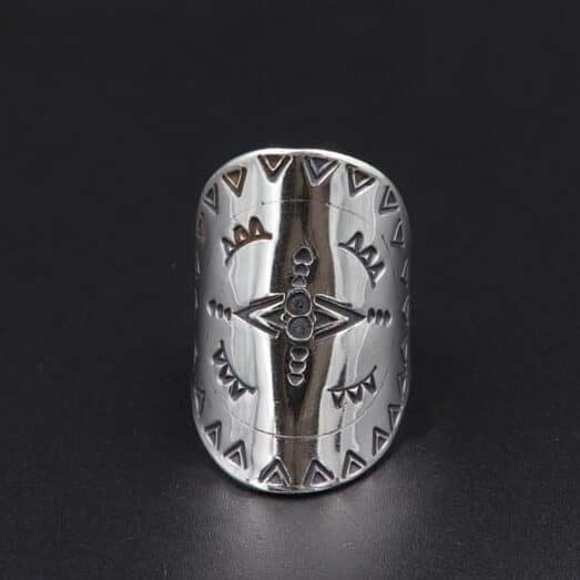 Handmade Silver Ring D81 - Graceful Luxury 1 Handmade silver ring D81 Aquarius Seven design 925 Silver