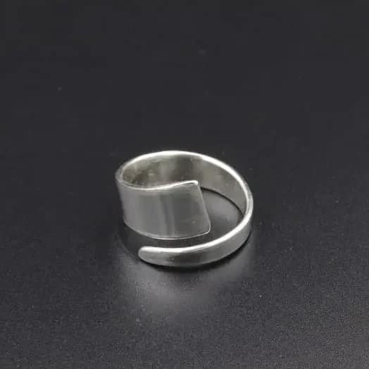 Handmade Silver Ring D05 - Radiant Style 1 Handmade silver ring D05 Aquarius Seven design 925 Silver