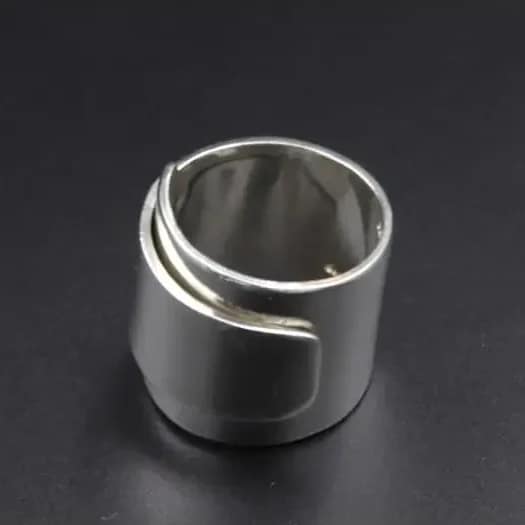 Handmade Silver Ring D25 - Unforgettable Elegance 1 Handmade silver ring D25 Aquarius Seven design 925 Silver