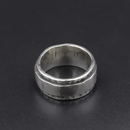 Handmade Silver Ring D76 - Radiant Beauty 1 Handmade silver ring D76 Aquarius Seven design 925 Silver