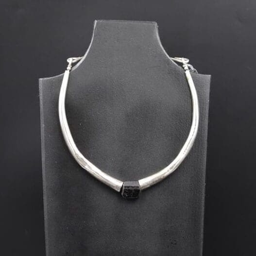 Handmade Silver Necklace L21 - Graceful Luxury 1 Handmade silver necklace L21 Aquarius Seven design 925 Silver