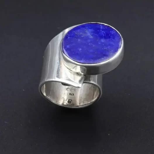 Handmade Silver Ring D71 - Stunning Craftsmanship 1 Handmade silver ring D71 Aquarius Seven design 925 Silver