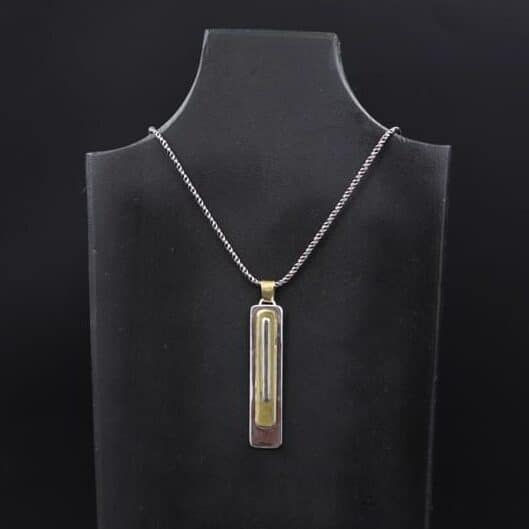 Handmade Silver Necklace M09 - Stunning Craftsmanship 1 Handmade silver necklace M09 Aquarius Seven design 925 Silver