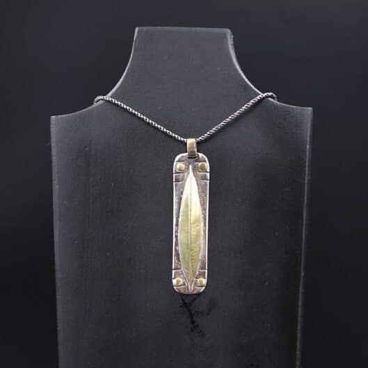 Handmade Silver Necklace M10 - Premium Quality 1 Handmade silver necklace M10 Aquarius Seven design 925 Silver