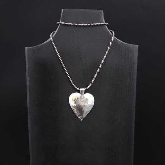 Handmade Silver Necklace M12 - Stunning Elegance 1 Handmade silver necklace M12 Aquarius Seven design 925 Silver