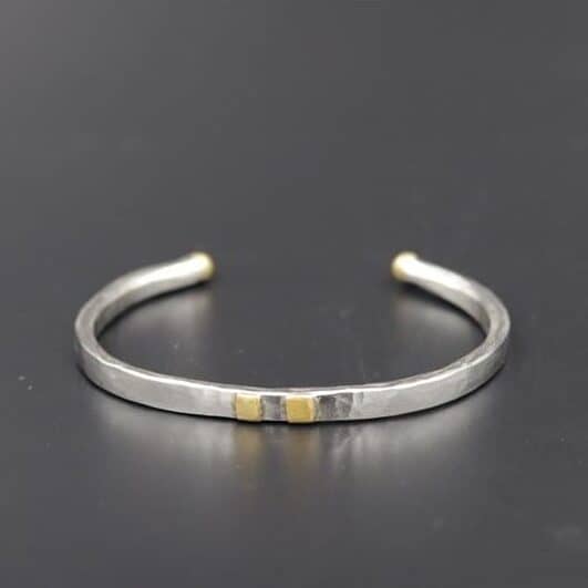 Handmade Silver Bracelet B102 – Graceful Luxury 1 Handmade silver bracelet B102 Aquarius Seven design 925 Silver