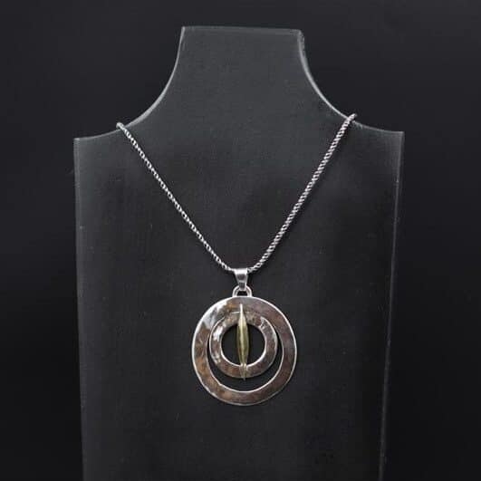 Handmade Silver Necklace M08 - Radiant Style 1 Handmade silver necklace M08 Aquarius Seven design 925 Silver