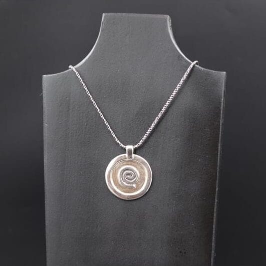 Handmade Silver Necklace M16 - Ultimate Beauty 1 Handmade silver necklace M16 Aquarius Seven design 925 Silver