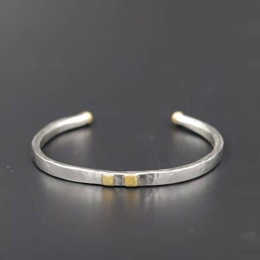 Handmade silver bracelet B102 Aquarius Seven design 925 Silver
