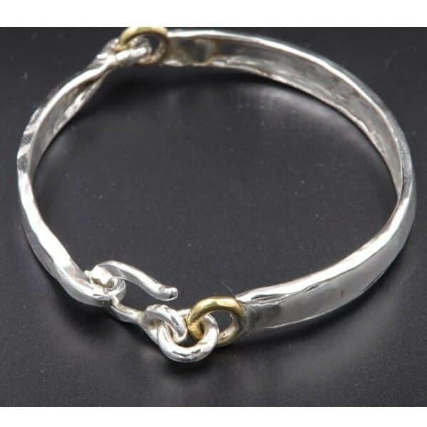 Handmade Silver Bracelet B98 – Premium Quality 1 Handmade silver bracelet B98 Aquarius Seven design 925 Silver