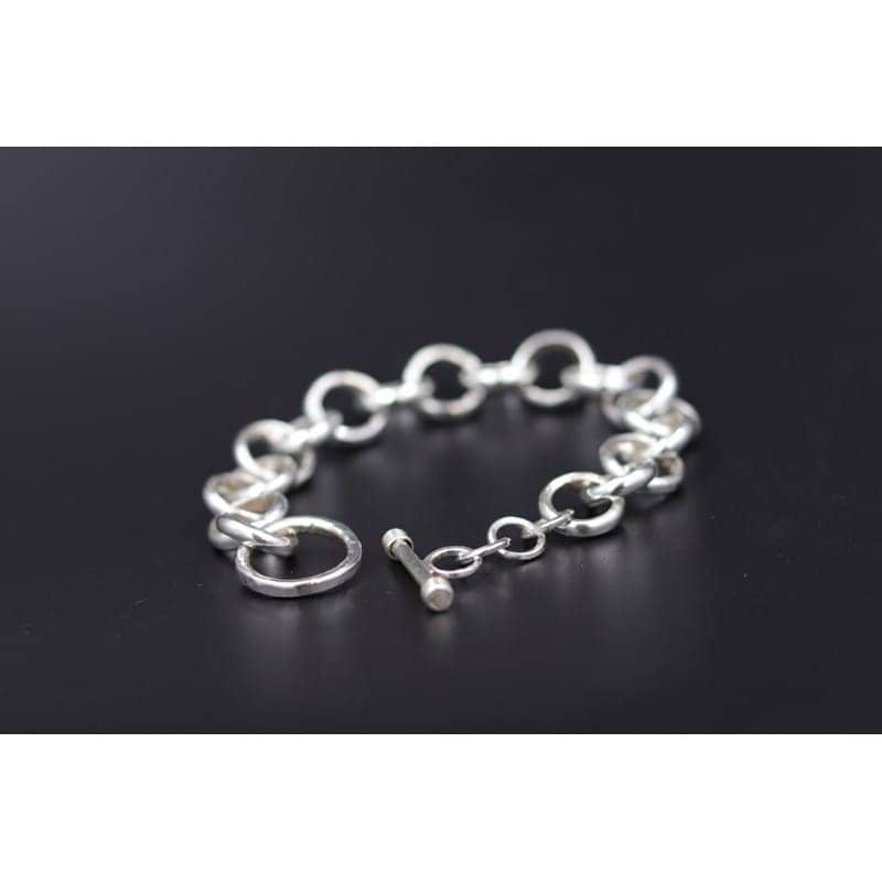 Handmade Silver Bracelet B109 – Graceful Luxury 1 Handmade silver bracelet B109 Aquarius Seven design 925 Silver