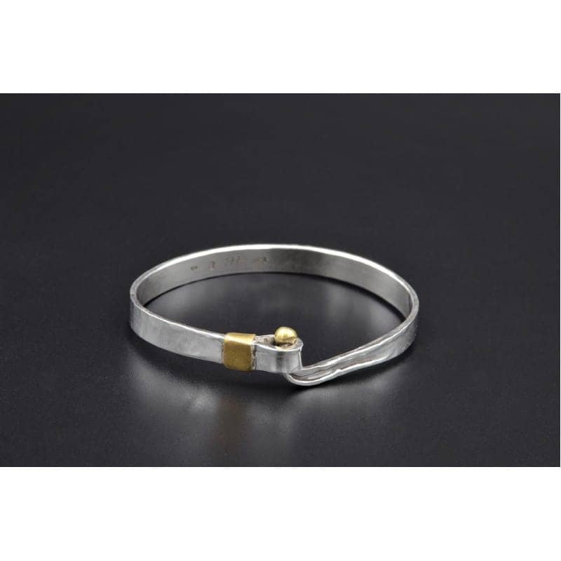 Handmade Silver Bracelet B19 – Stunning Elegance 1 Handmade silver bracelet B19 Aquarius Seven design 925 Silver