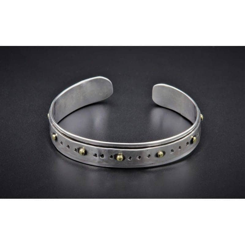 Handmade Silver Bracelet B22 – Graceful Luxury 1 Handmade silver bracelet B22 Aquarius Seven design 925 Silver