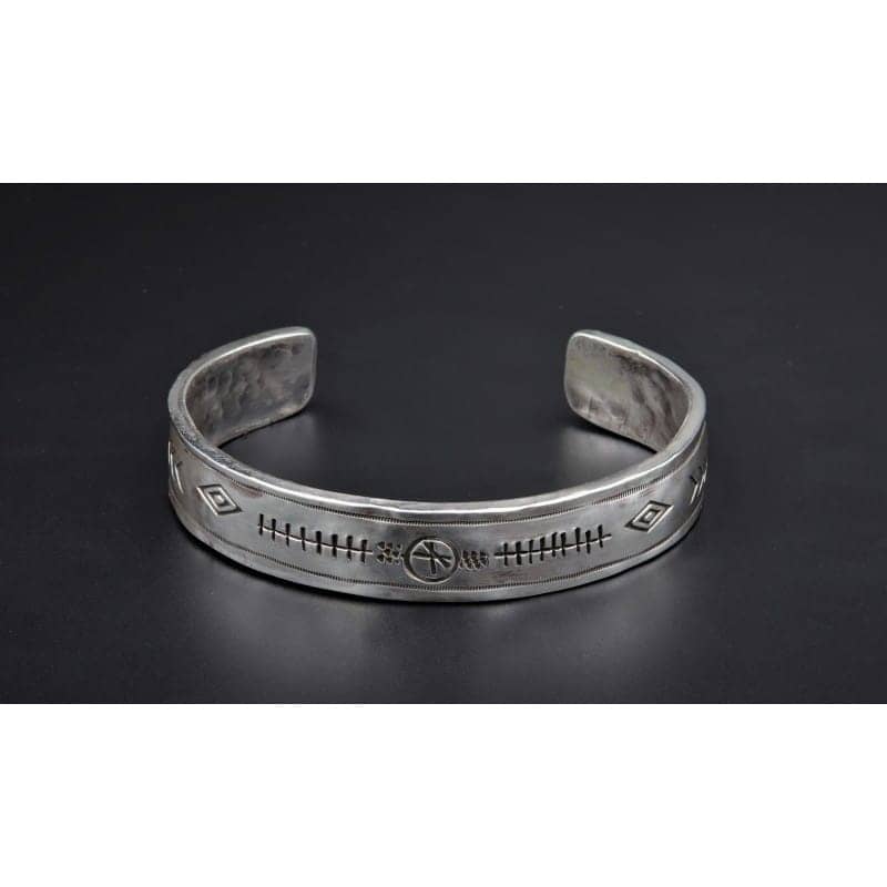 Handmade Silver Bracelet B37 – Stunning Elegance 1 Handmade silver bracelet B37 Aquarius Seven design 925 Silver