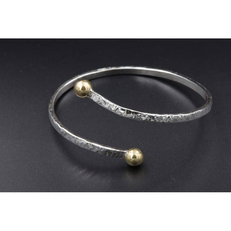 Handmade Silver Bracelet B57 – Captivating Design 1 Handmade silver bracelet B57 Aquarius Seven design 925 Silver