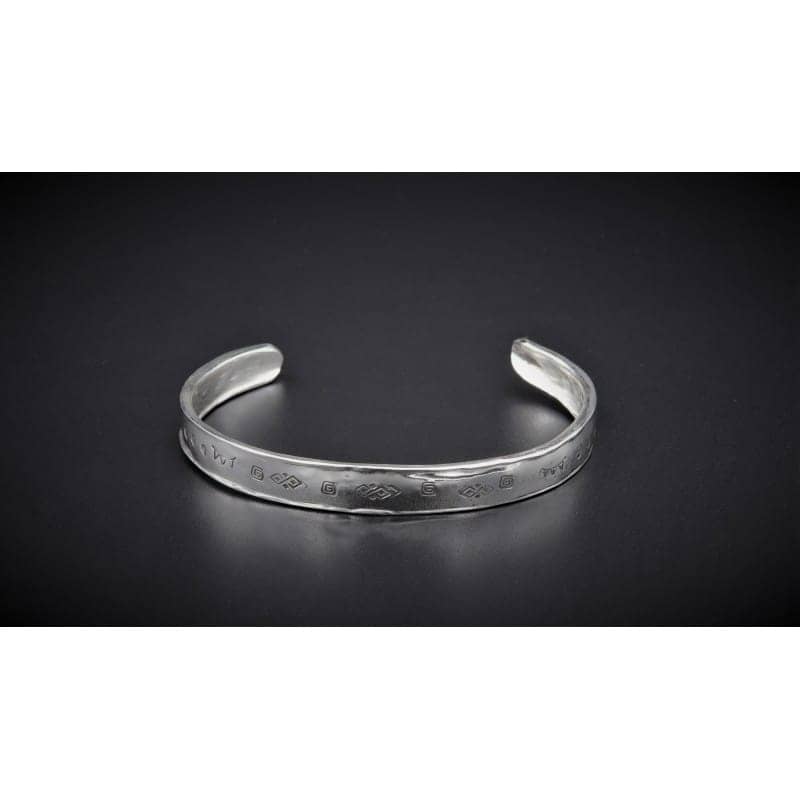 Handmade Silver Bracelet B72 – Premium Quality 1 Handmade silver bracelet B72 Aquarius Seven design 925 Silver