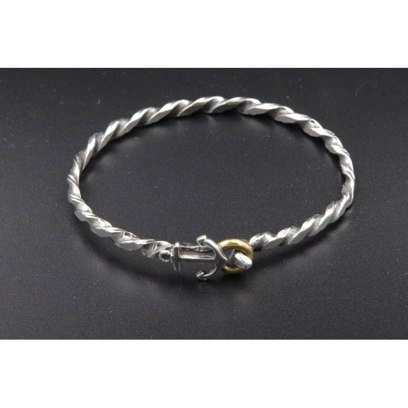 Handmade Silver Bracelet B95 – Stunning Craftsmanship 1 Handmade silver bracelet B95 Aquarius Seven design 925 Silver