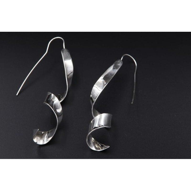 Handmade Silver Earrings S03 - Premium Quality 1 Handmade silver earrings S03 Aquarius Seven design 925 Silver