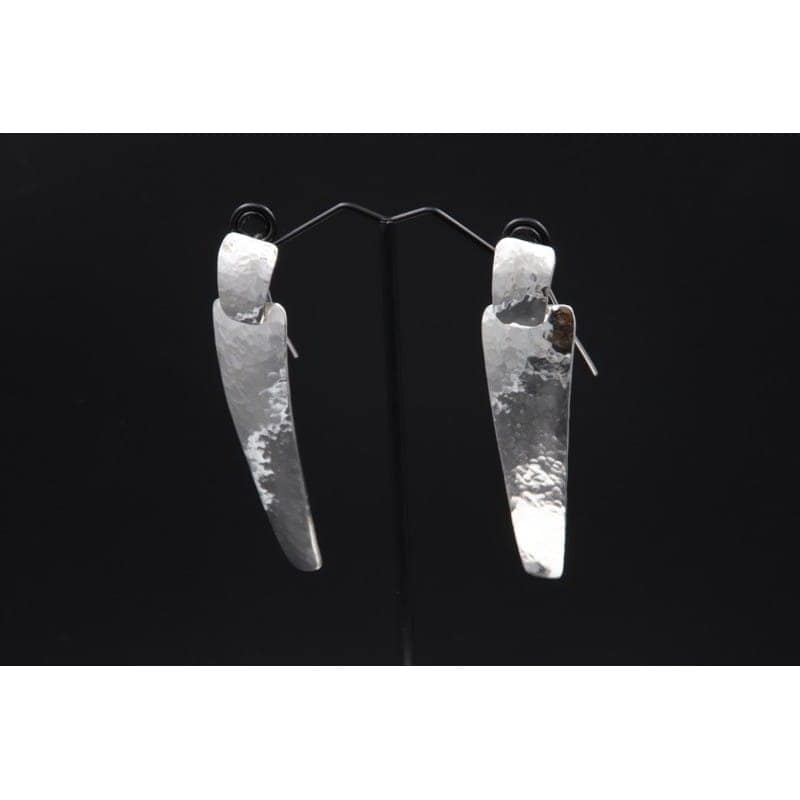 Handmade Silver Earrings S11 - Bold Sophistication 1 Handmade silver earrings S11 Aquarius Seven design 925 Silver